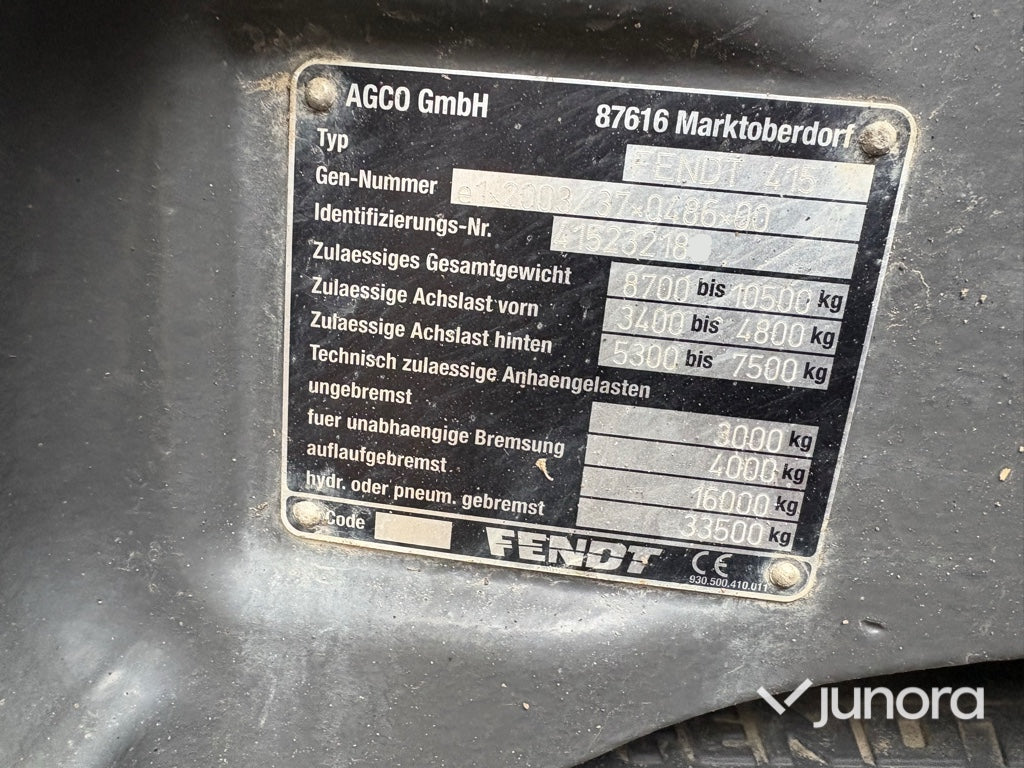 Traktor - Fendt, 514 Vario, Med lastare