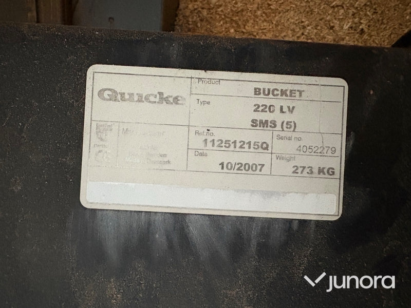 Utfodringsskopa - Quicke,220 LV