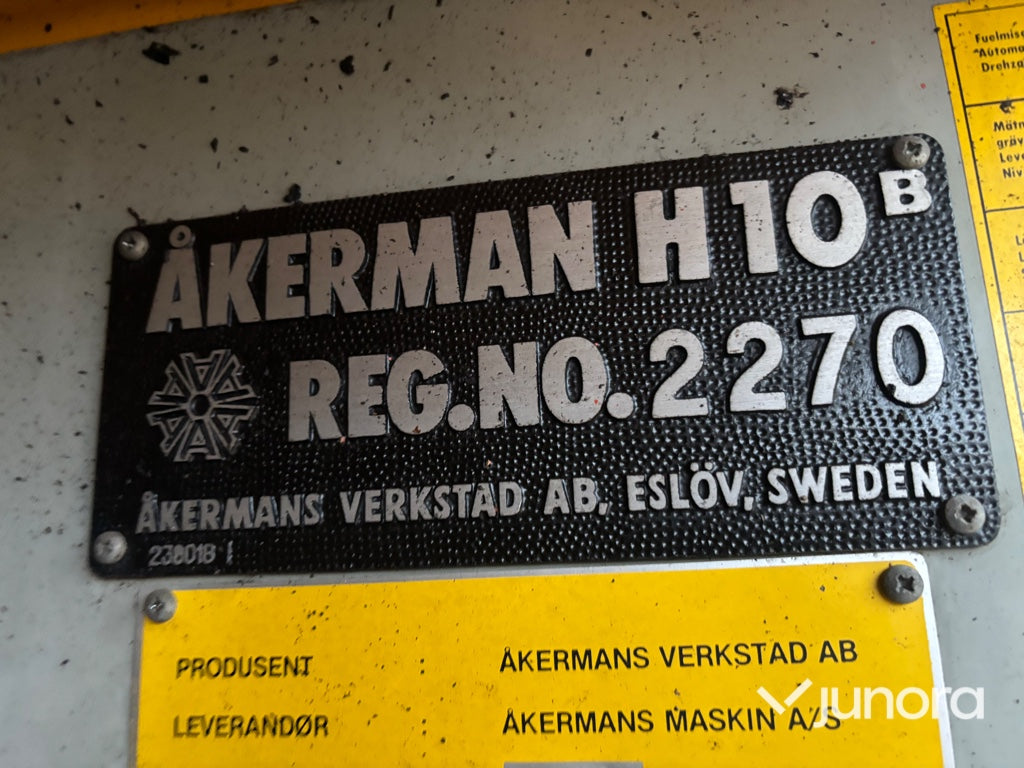 Bandgrävare - Åkerman, H10B