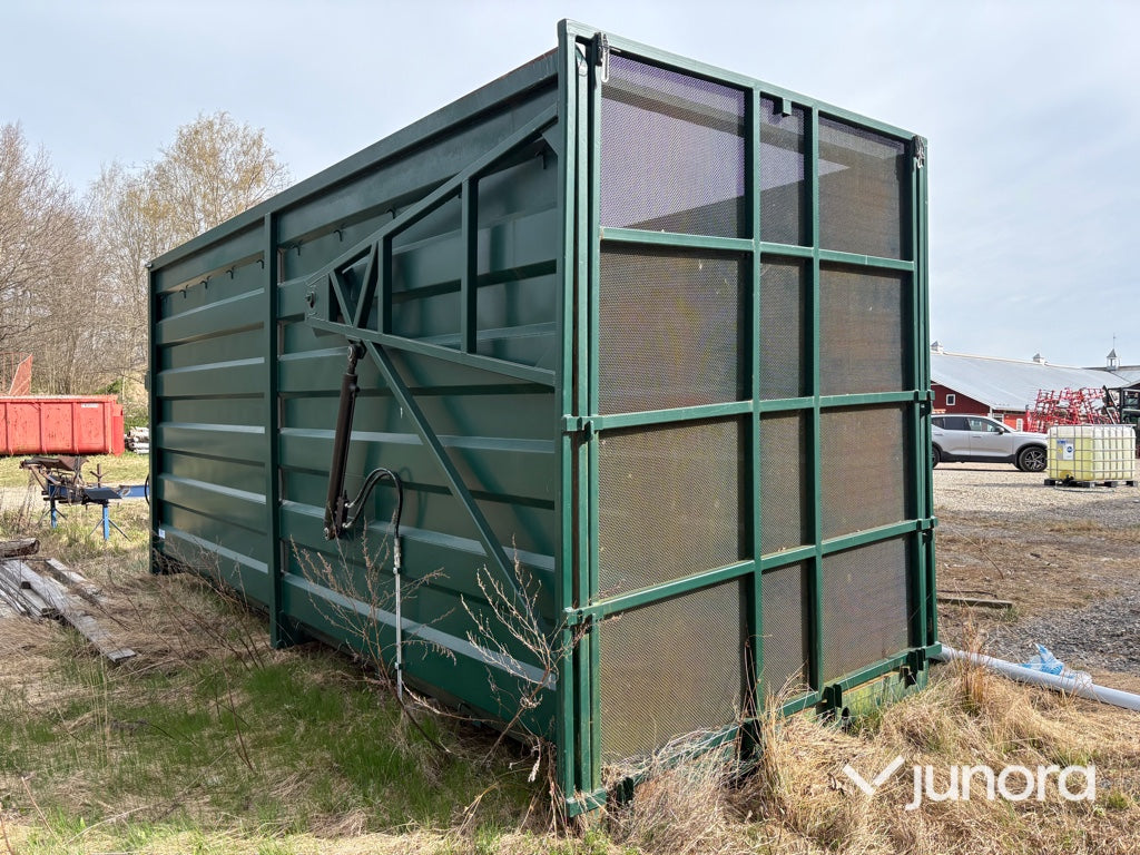 Lastväxlarflak flis/grönfodercontainer 40m3