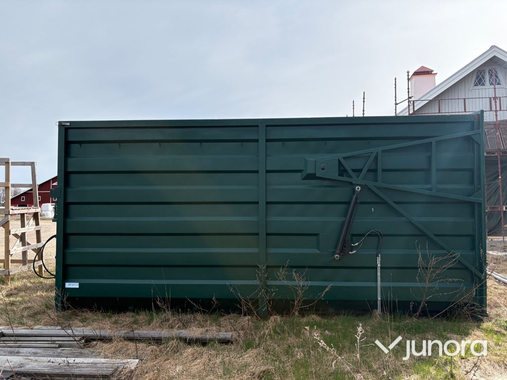 Lastväxlarflak flis/grönfodercontainer 40m3