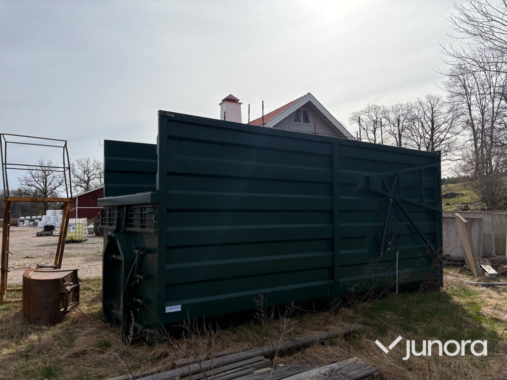 Lastväxlarflak flis/grönfodercontainer 40m3