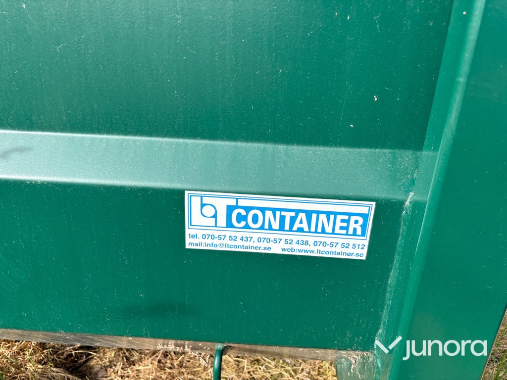Lastväxlarflak flis/grönfodercontainer 40m3