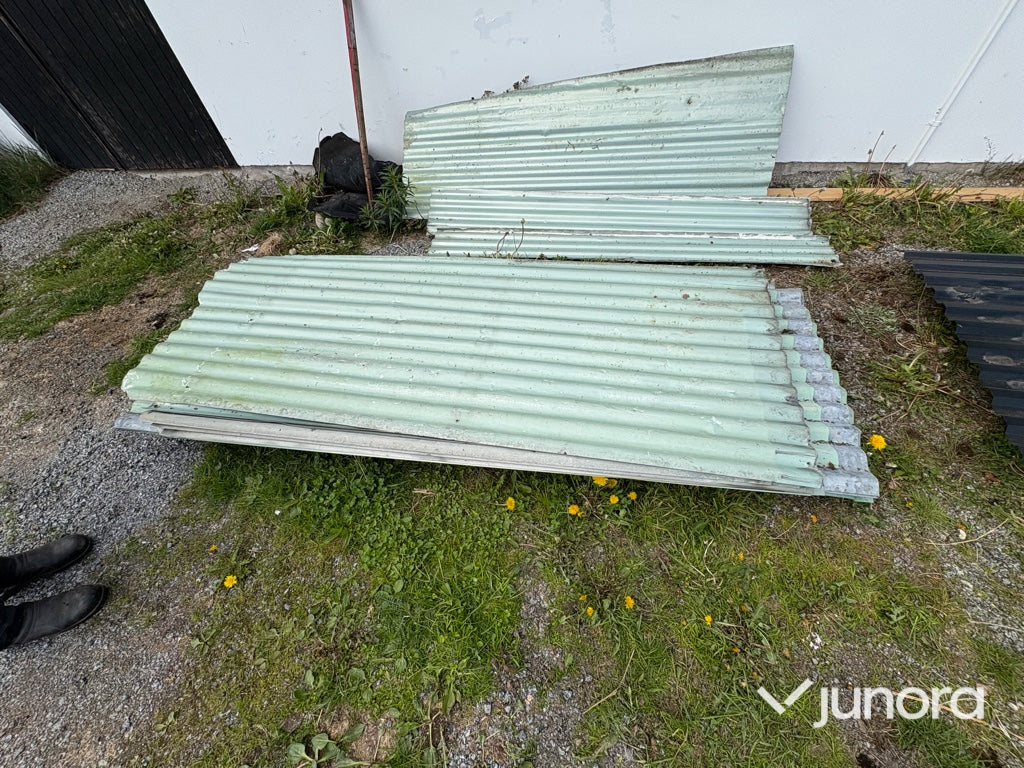 Takplåt - Aluminium, Galvaniserad, 18 st