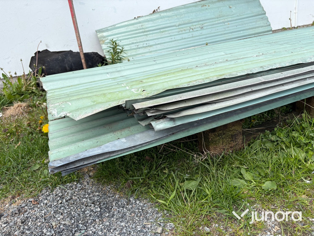 Takplåt - Aluminium, Galvaniserad, 18 st