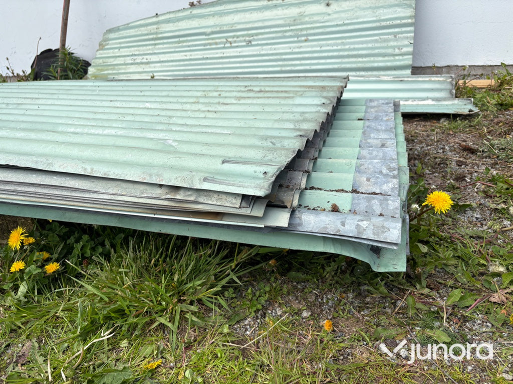 Takplåt - Aluminium, Galvaniserad, 18 st