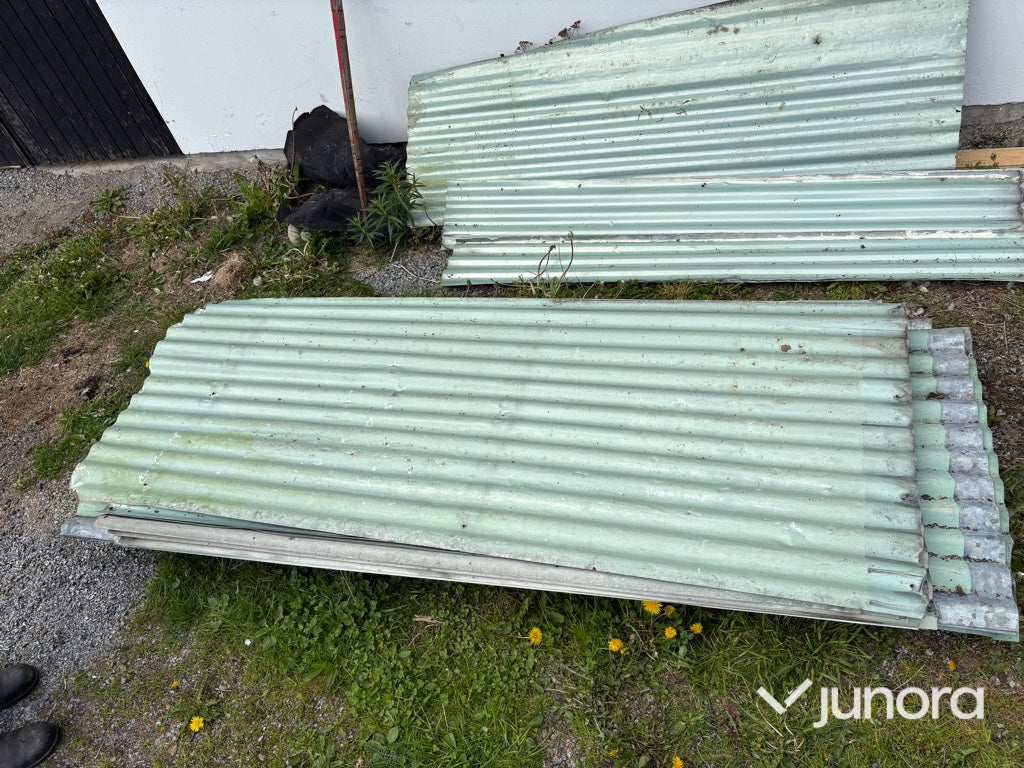 Takplåt - Aluminium, Galvaniserad, 18 st