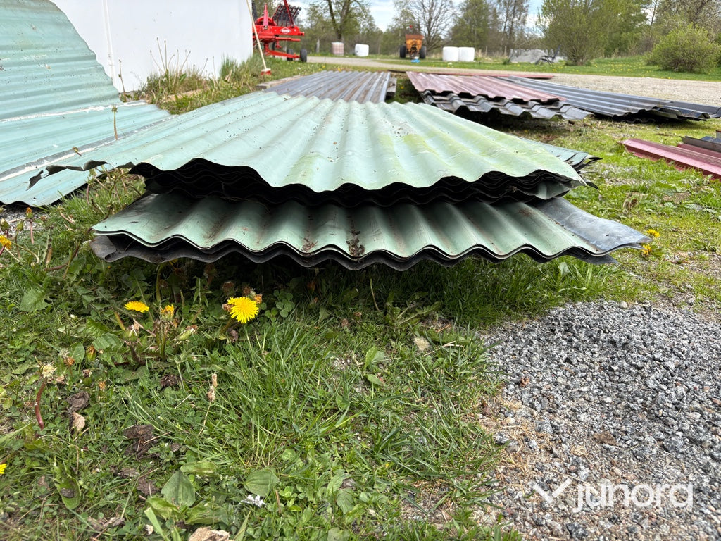 Takplåt - Aluminium, Galvaniserad, 18 st
