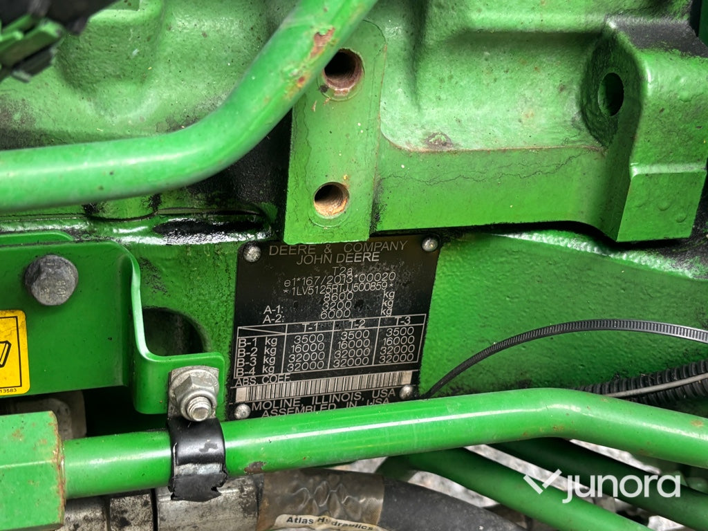Traktor + Lastare + Frontlyft - John Deere, 5125R