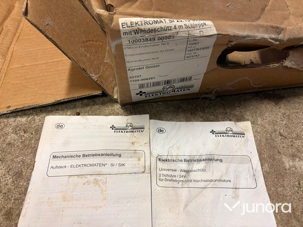 Falldörr/Rullport omonterad  Agrotel 14 × 5 m