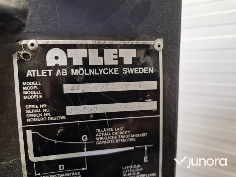 Skjutstativtruck Atlet 140