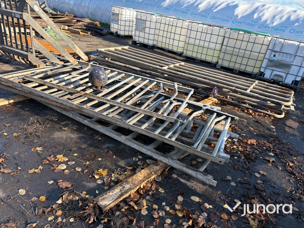 Stallgrindar galvaniserade i olika storlekar 15 st