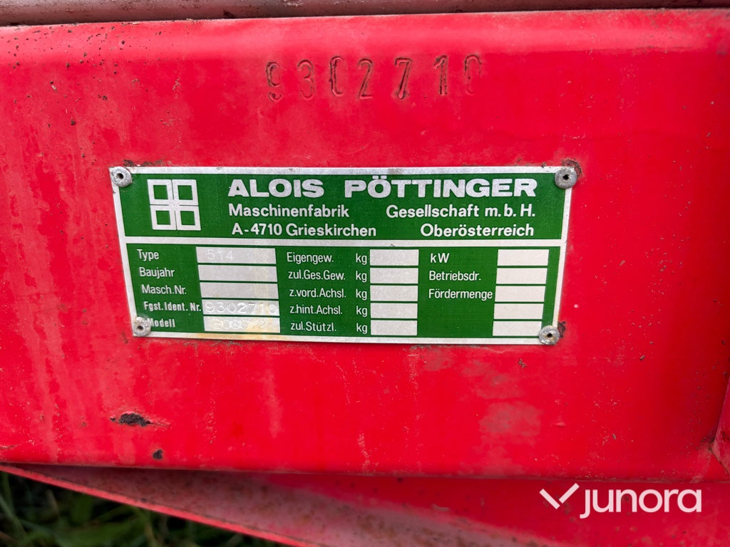 Självlastarvagn - Pöttinger, Boss 2