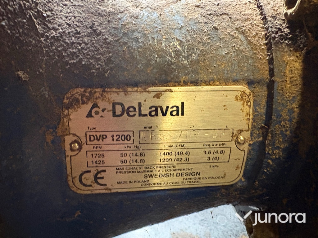 Vakuumpump - DeLaval, DVP 1200