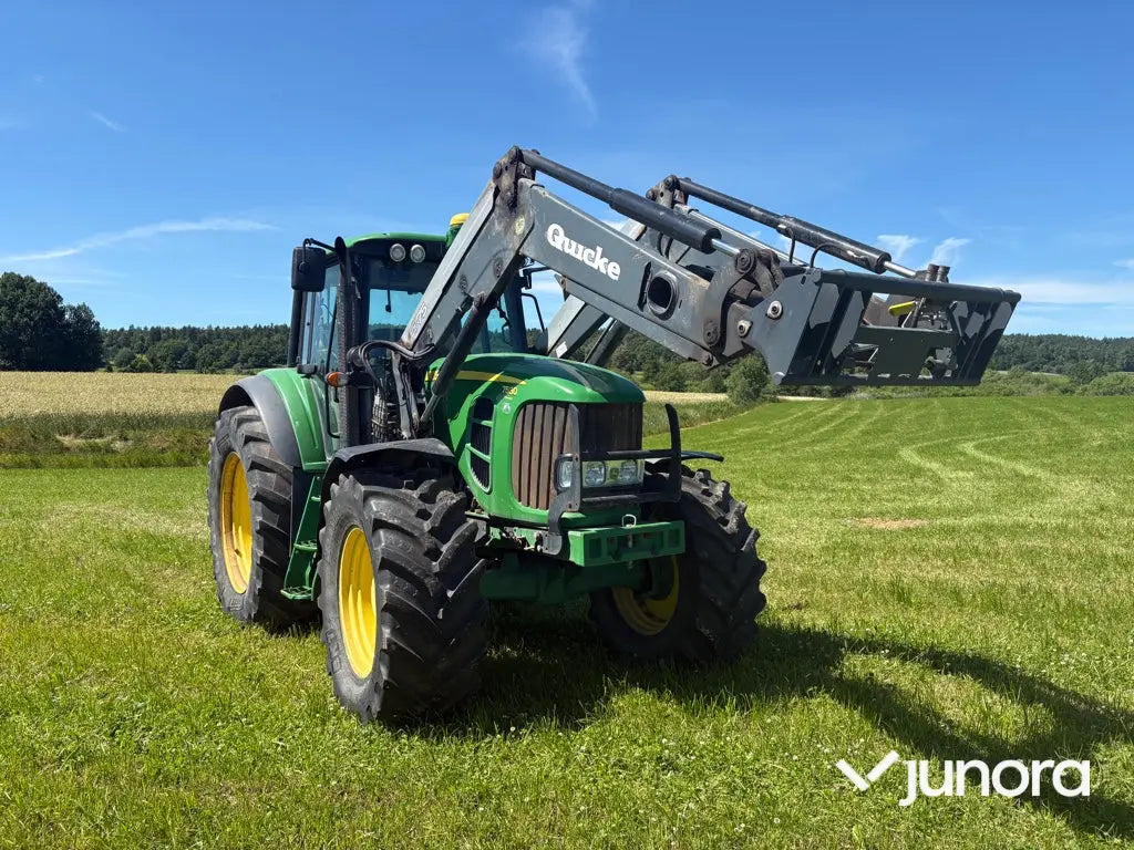 Traktor med frontlastare - John Deere 7530, Quicke Q75