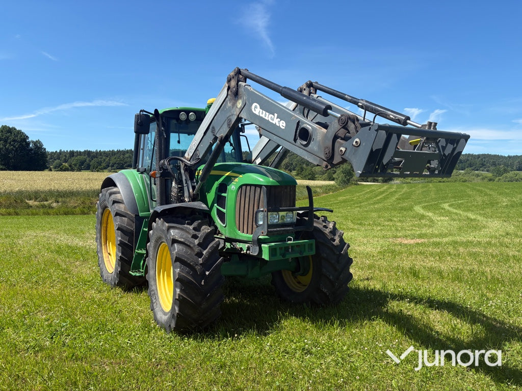 Traktor - John Deere 7530 med Quicke Q75-lastare