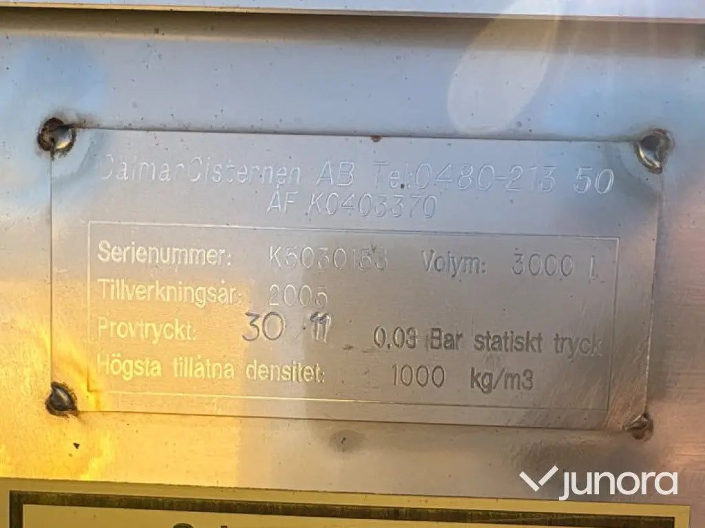 Dieseltank CalmarCisternen