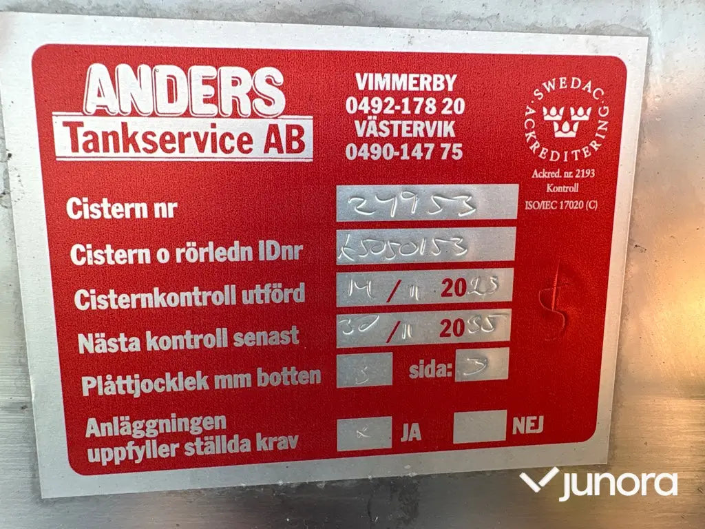 Dieseltank CalmarCisternen