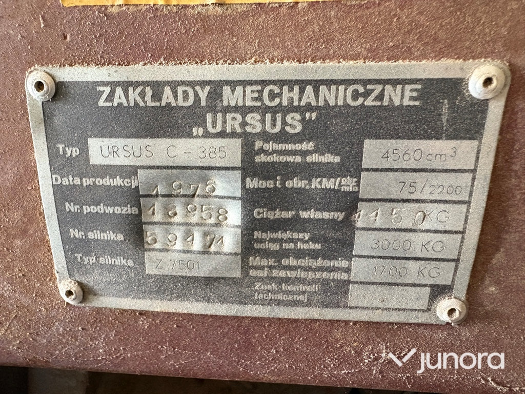Traktor Ursus C-385