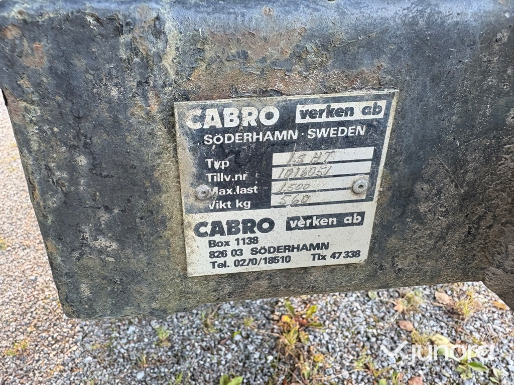 Tippvagn Cabro 1.5 HT