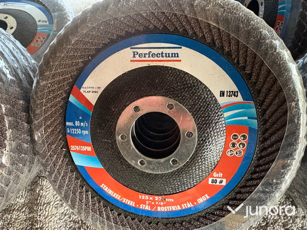 Lamellslipskivor – Perfectum 125 mm, blandade grit
