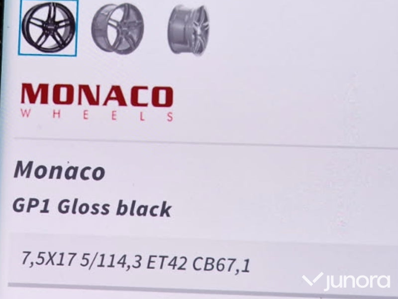 BMW Fälgar Monaco Wheels GP1 Black