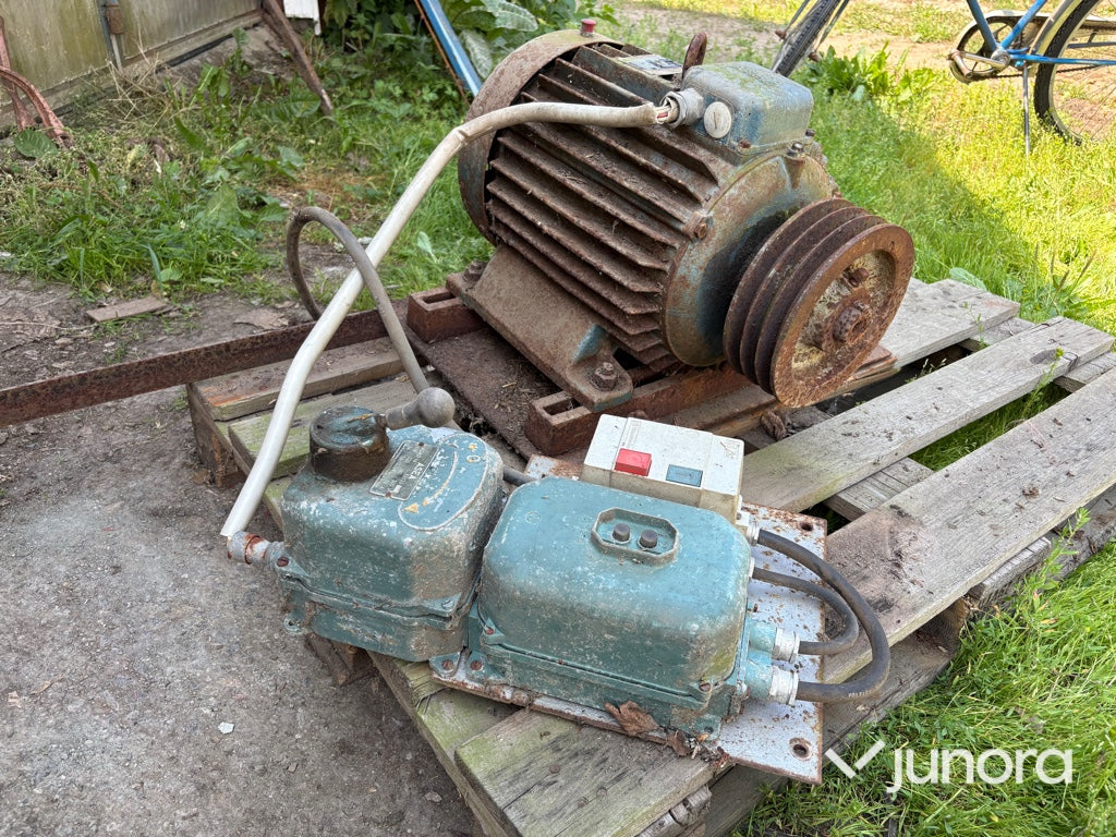 Elmotor - Hägglunds trefas 7,5 kW