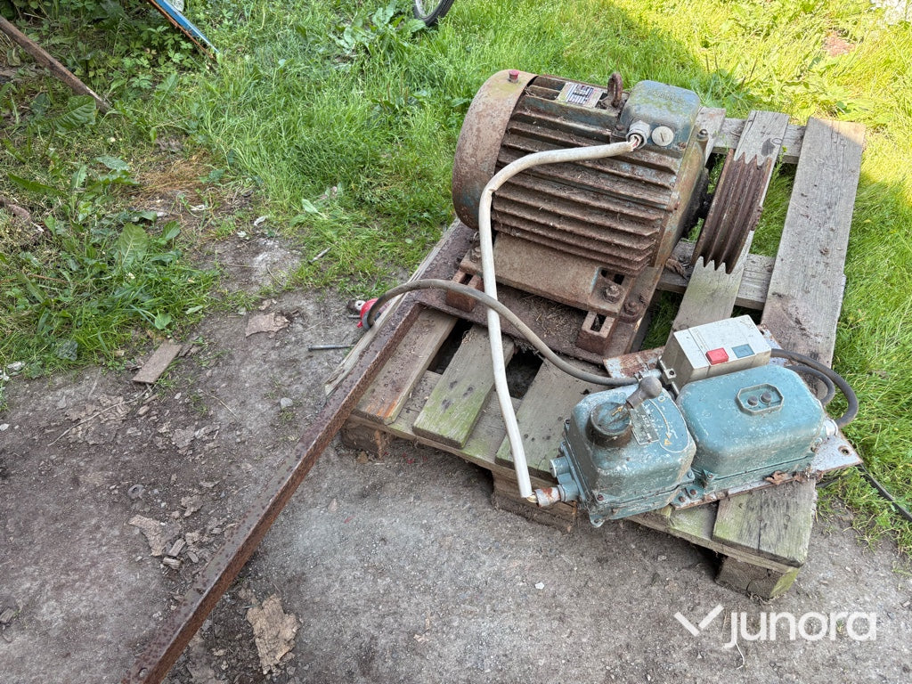 Elmotor - Hägglunds trefas 7,5 kW
