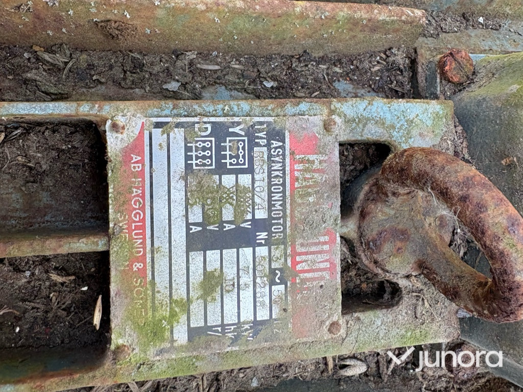 Elmotor - Hägglunds trefas 7,5 kW