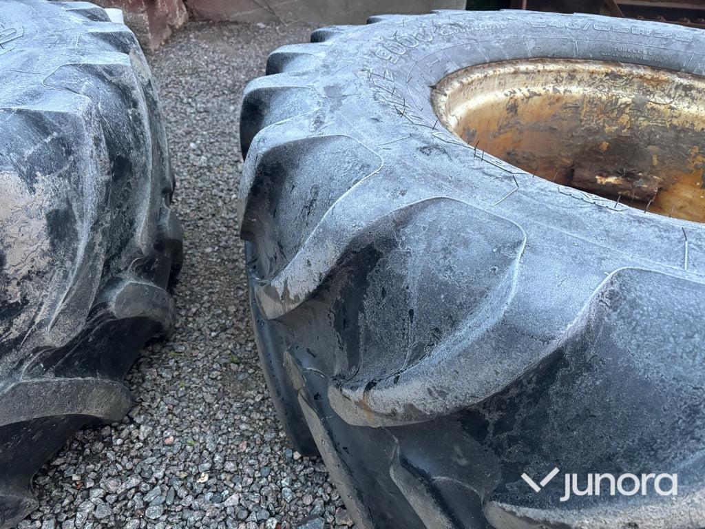 Traktordäck + Fälg - Firestone Radial 9000, 540/65 R 28