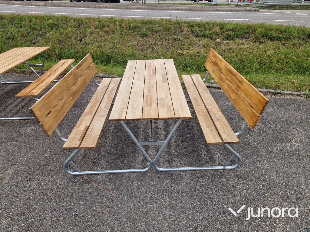 Trädgårdsbord / Picknickbord Oanvänd