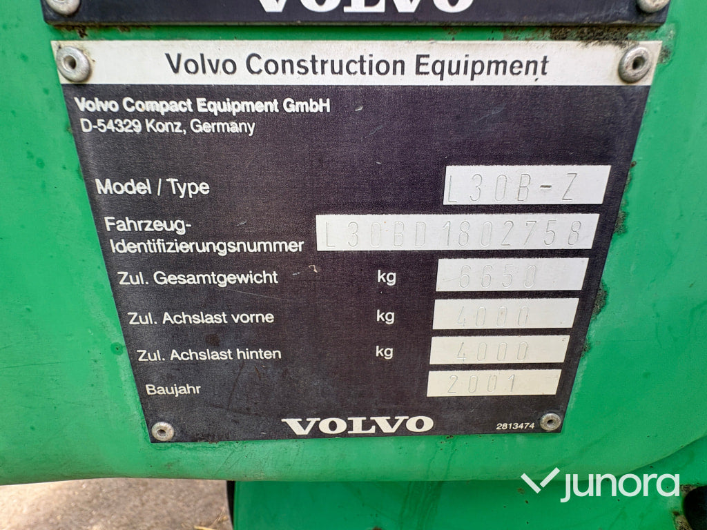 Kompakt hjullastare Volvo L30B-Z