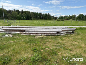Träbjälkar från 1800 talet
