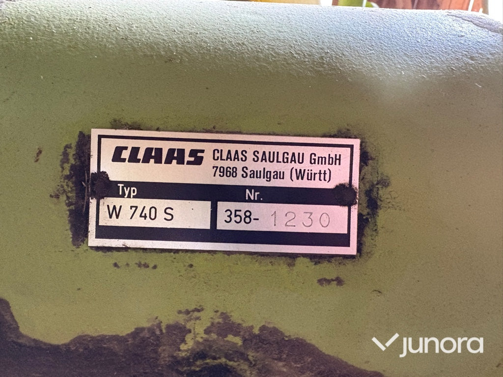 Hövändare Claas W 740 S