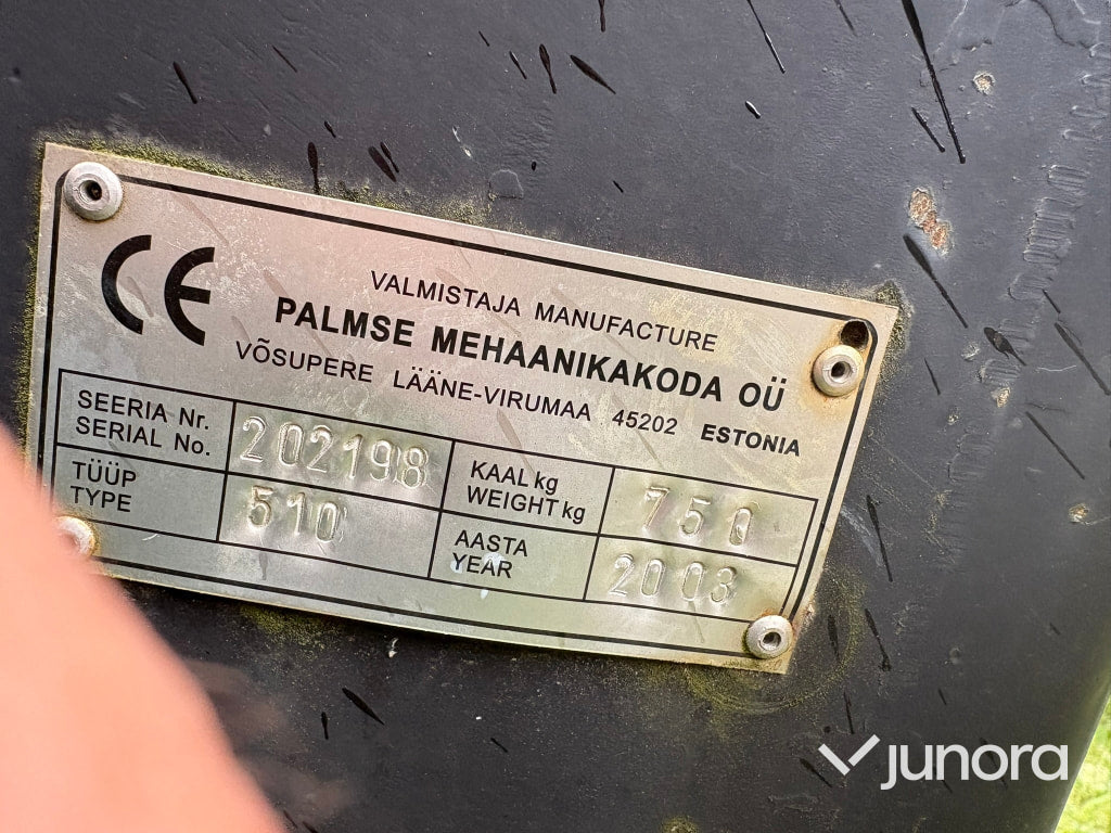 Skogsvagn Palms 510 med kran