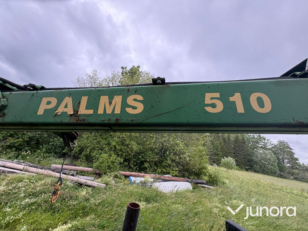 Skogsvagn Palms 510 med kran