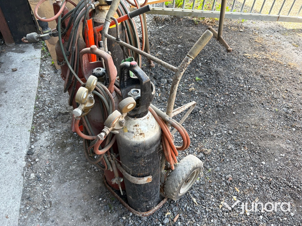 Gasvagn, 2 st – med regulatorer och slangpaket