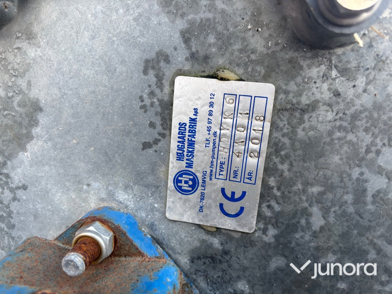 Slammpump - hydrauldriven