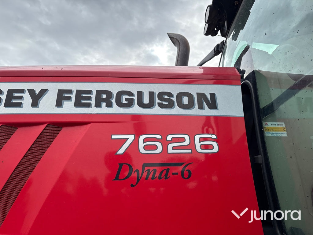 Traktor - Massey Ferguson, MF 7626,  Dyna-6, Med frontlyft