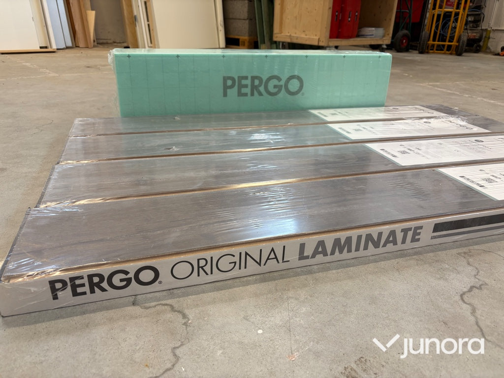 Laminatgolv – Pergo Narvik Pro X samt underlag