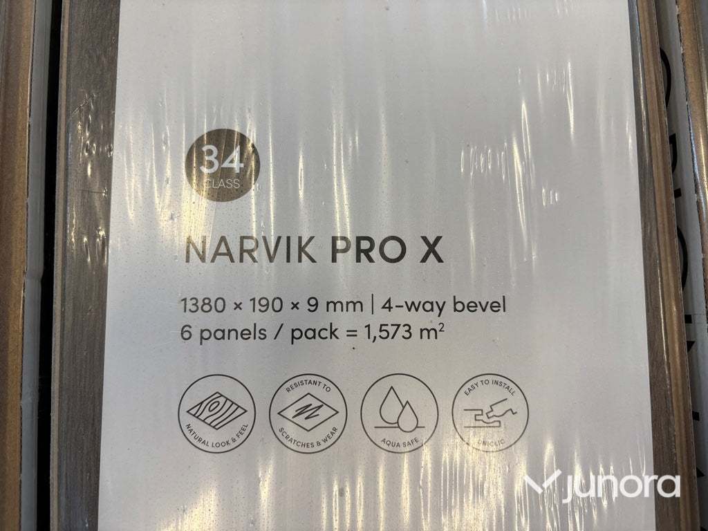 Laminatgolv – Pergo Narvik Pro X samt underlag