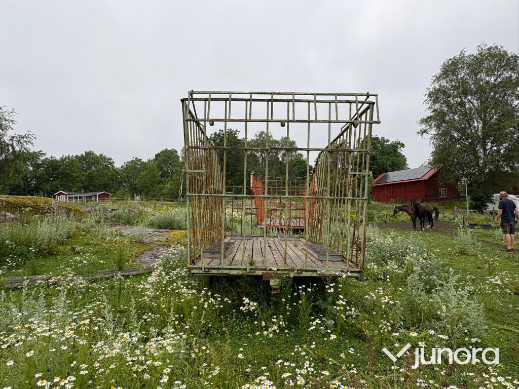 Balvagn med boogiehjul