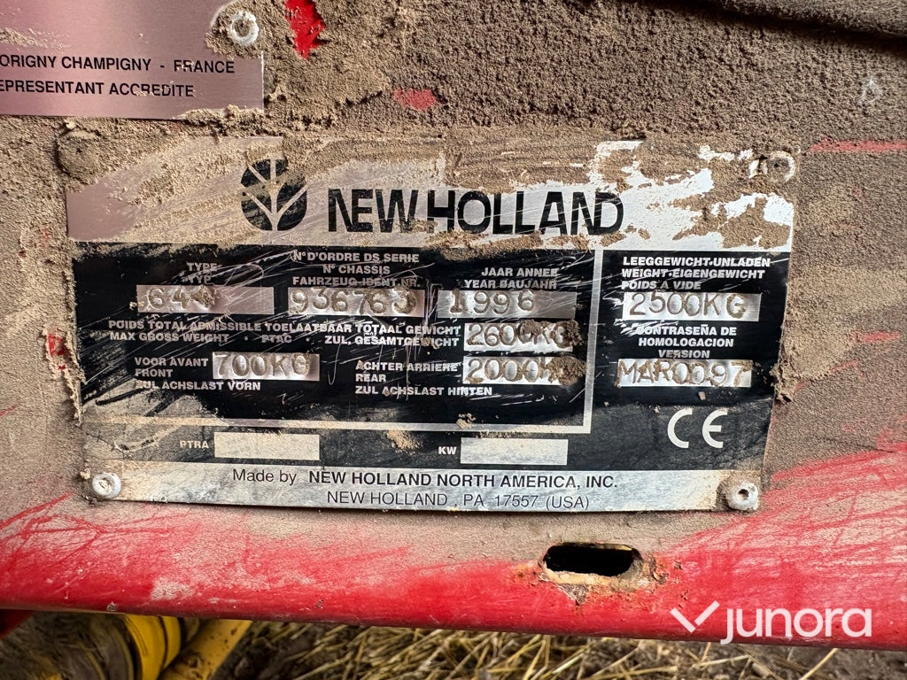 Rundbalspress - New Holland, 644