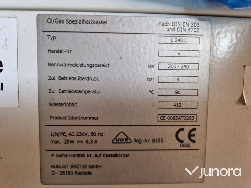 Värmepanna Paxi L240 C