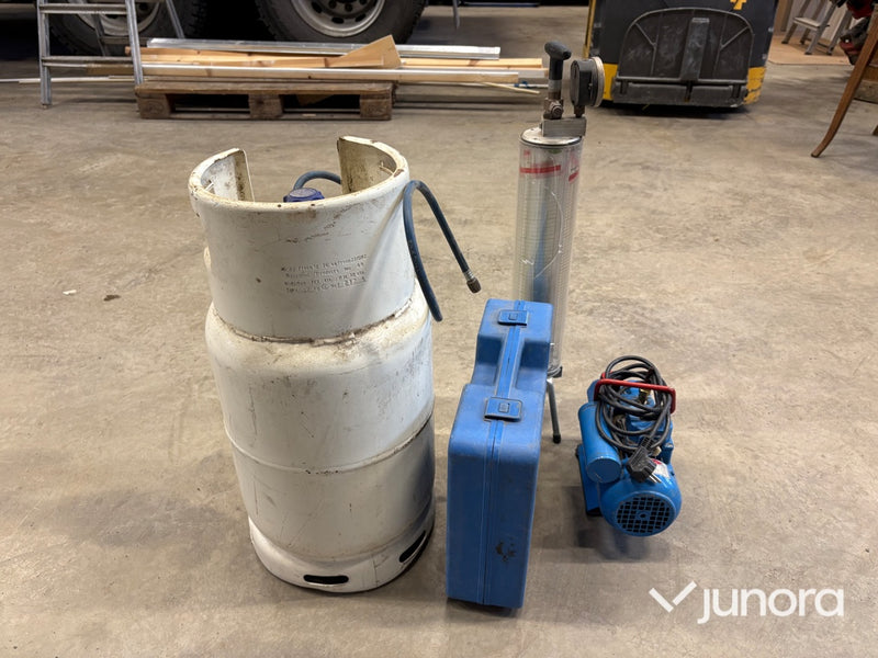 Komplett kyltekniskt servicekit för köldmediehantering