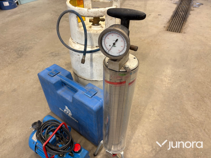 Komplett kyltekniskt servicekit för köldmediehantering