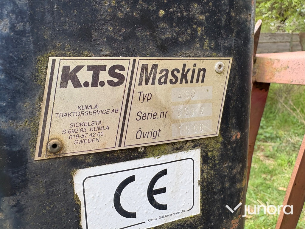 Skogsvagn med kran - KTS, 7 ton