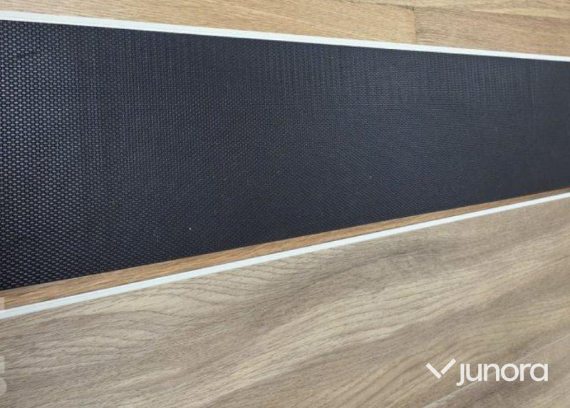 Vinylgolv – 114 m², mörk ek (SPC, klickgolv)