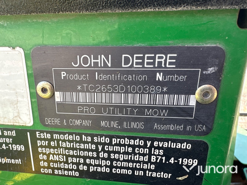 Cylindergräsklippare - John Deere, 2653 A