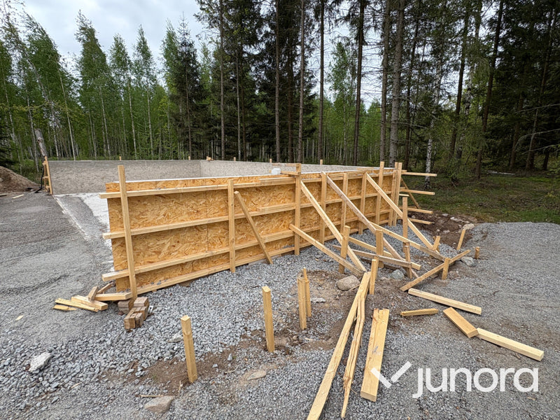 Gjutformar och extra virke